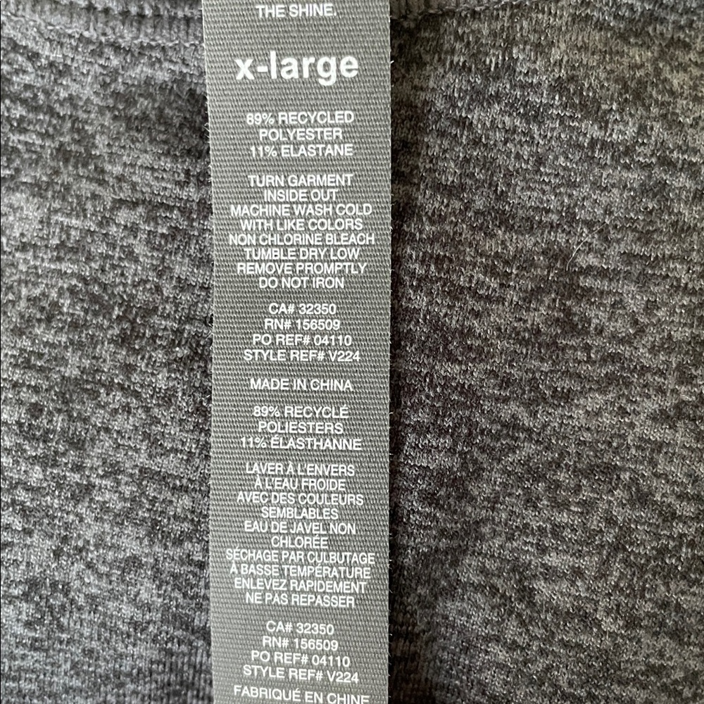 Vuori Ponto Performamce Charcoal Gray Drawstring Pants & Long Sleeve Crew XL - Picture 2 of 16